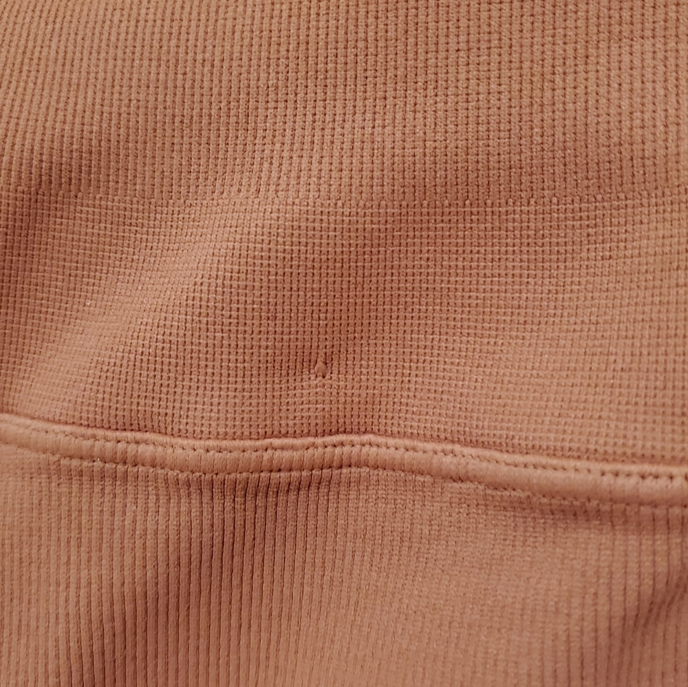 NWT Spiritual Ganster Burnt Orange Ribbed Biker Shorts Sz M/L - Picture 6 of 12